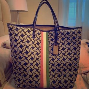 Juicy Couture Black Scottie Dog Tote Bag